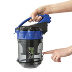 Пылесос ECON ECO-1657VC, с контейнером "циклон", 1600 Вт, мощность всасывания 340 Вт, черный/синий