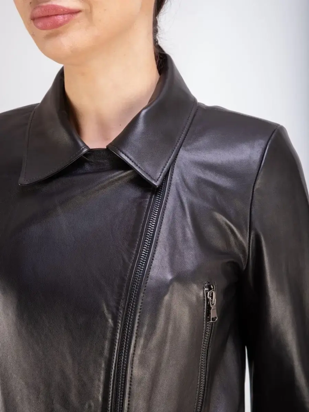 Косуха женская кожаная натуральная куртка Турция