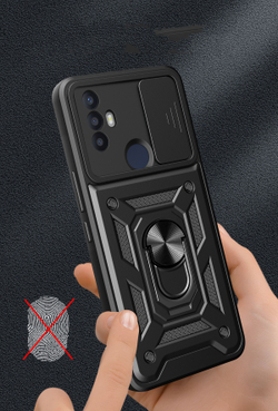 Чехол с кольцом Bumper Case для TCL 30 SE/305/306