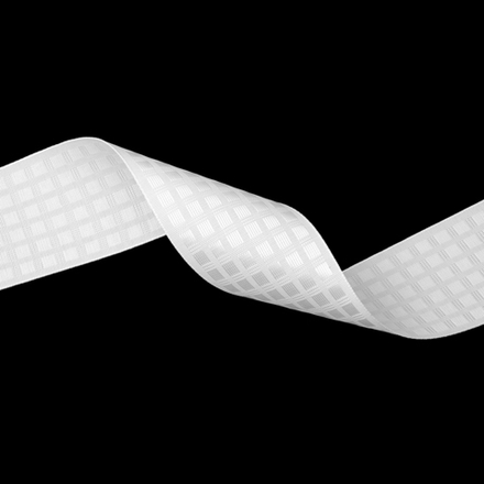 Шторная лента Oz-Is арт. 4451P коэф сборки нет (ручная складка), цвет белый (ширина 65 mm)