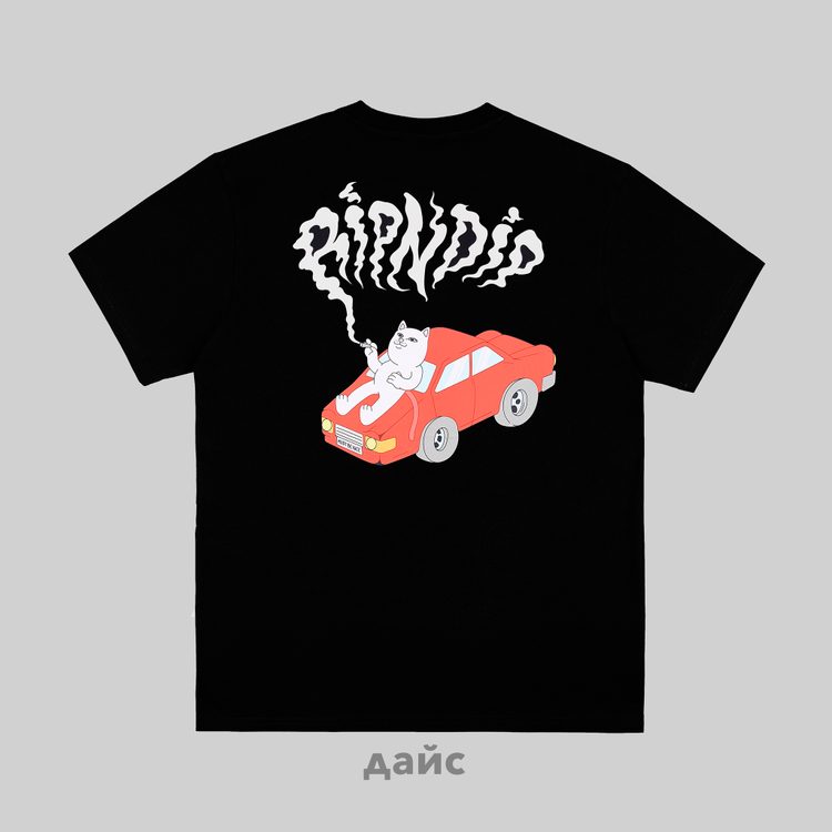 Футболка мужская Ripndip All The Smoke Tee артикул:RNDSPR24158 - купить в магазине Дайс