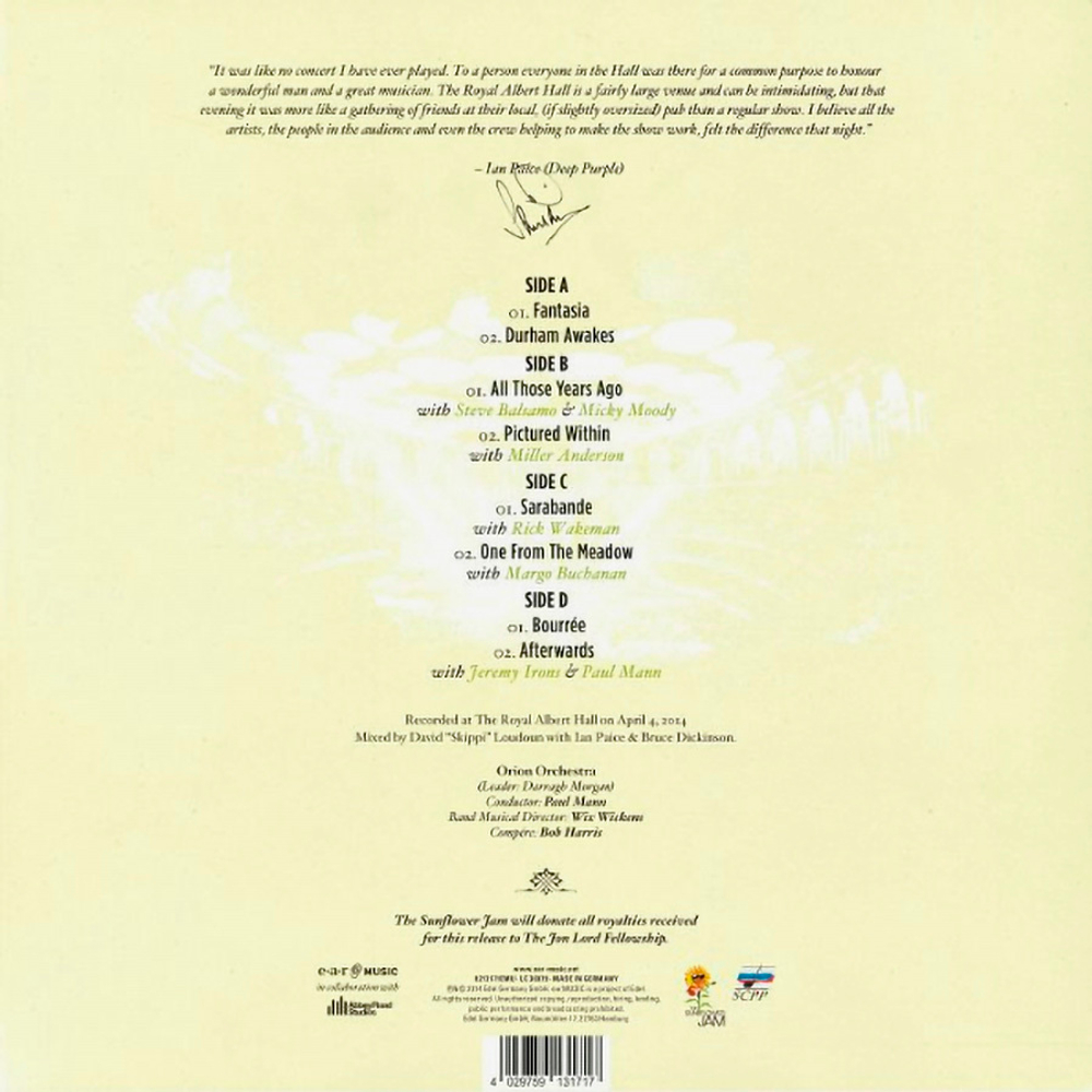 Сборник / Celebrating Jon Lord - The Composer (2LP+Blu-ray)