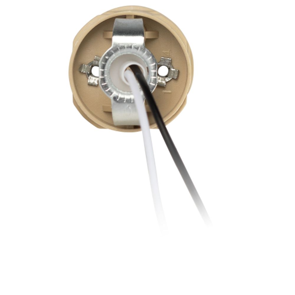 Патрон ЭРА Е27 с проводом 30 см пластиковый бежевый | Патроны, переходники, ПРА