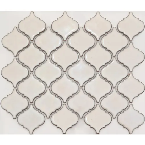 Мозаичная плитка из керамики R-304 Rustic глянцевая гладкая бежевый