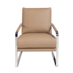 Кресло Angel Cerda SF399/5046 из экокожи цвета норки