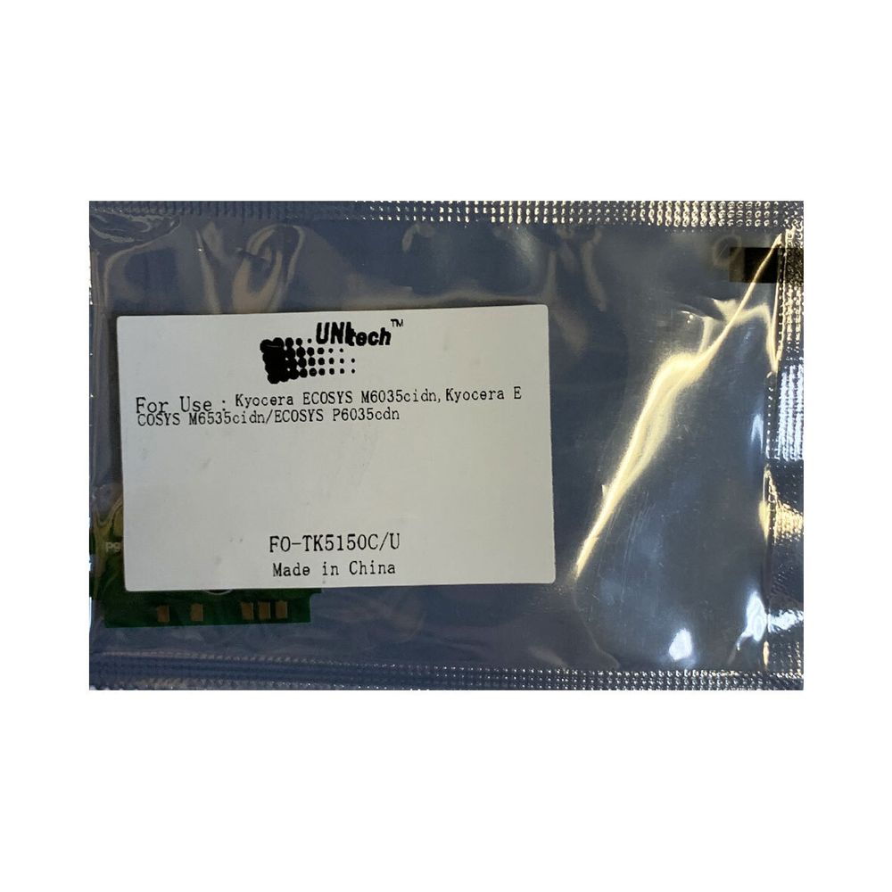 Чип к-жа (TK-5150C) Kyocera ECOSYS P6035/M6035/M6535 (10K) (type B34) cyan UNItech(Apex)