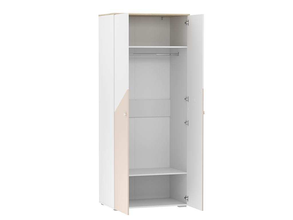 НМ 041.42 шкаф для одежды Банни белый/дуб сонома/бисквит