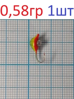 Мормышка вольфрамовая Мидия с ушком