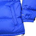 Классический пуховик The North Face 700 в синем цвете, XL свободный