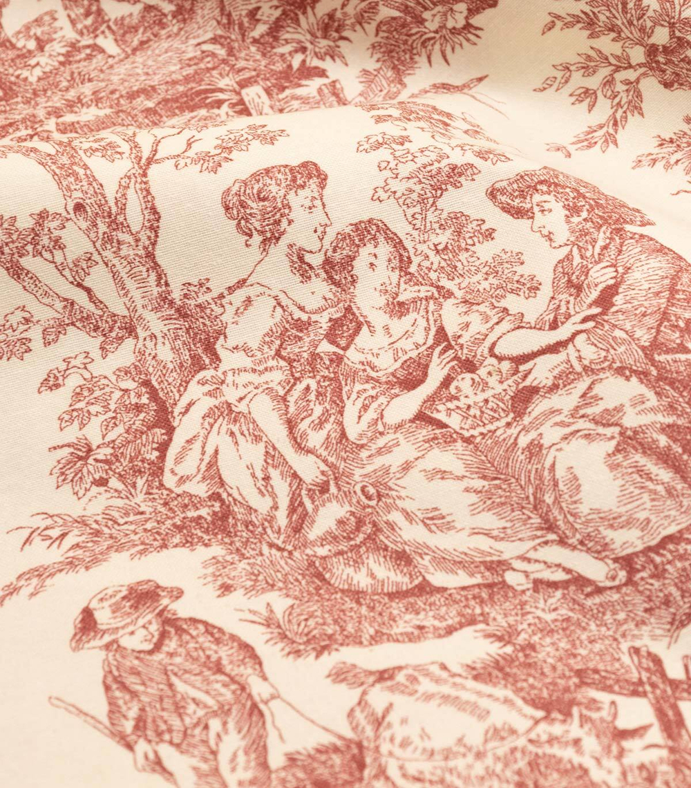 Скатерть – Круглая, красная, 180 см | Сельская жизнь