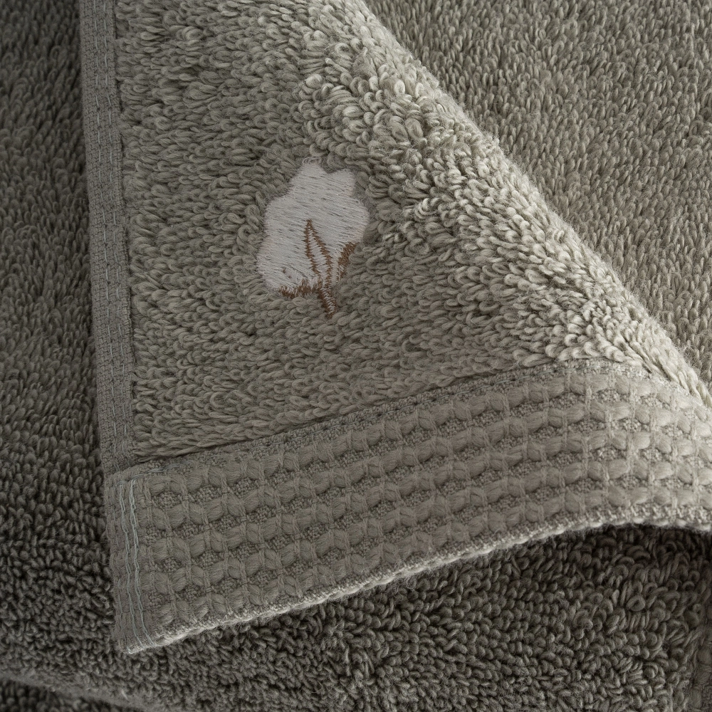 Полотенце из органического хлопка Pure Cotton 80х150 оливковый