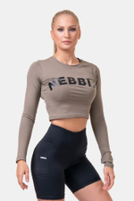 Топ женский Long Sleeve Thumbhole Sporty Crop
585 Мокко