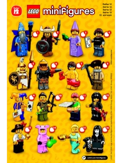 LEGO Minifigures 12 series 71007 Минифигурки ЛЕГО