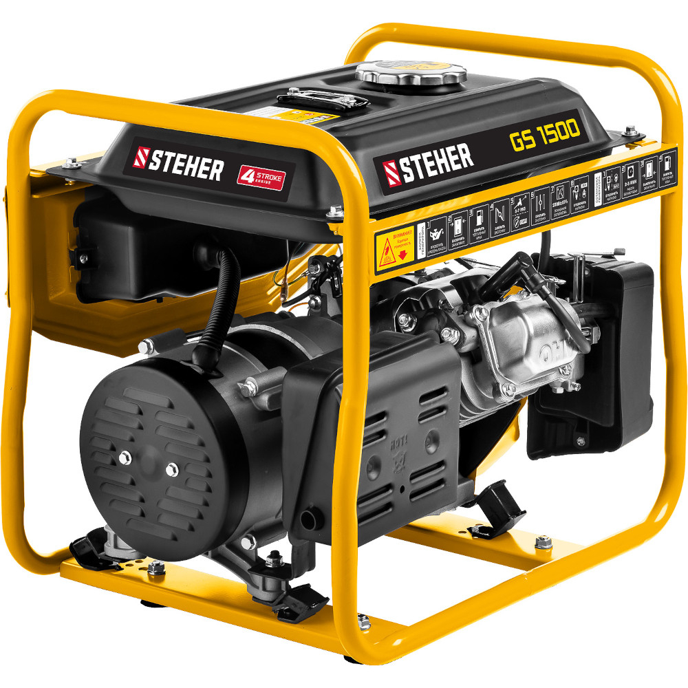 Генератор бензиновый Steher GS-1500 1200 Вт