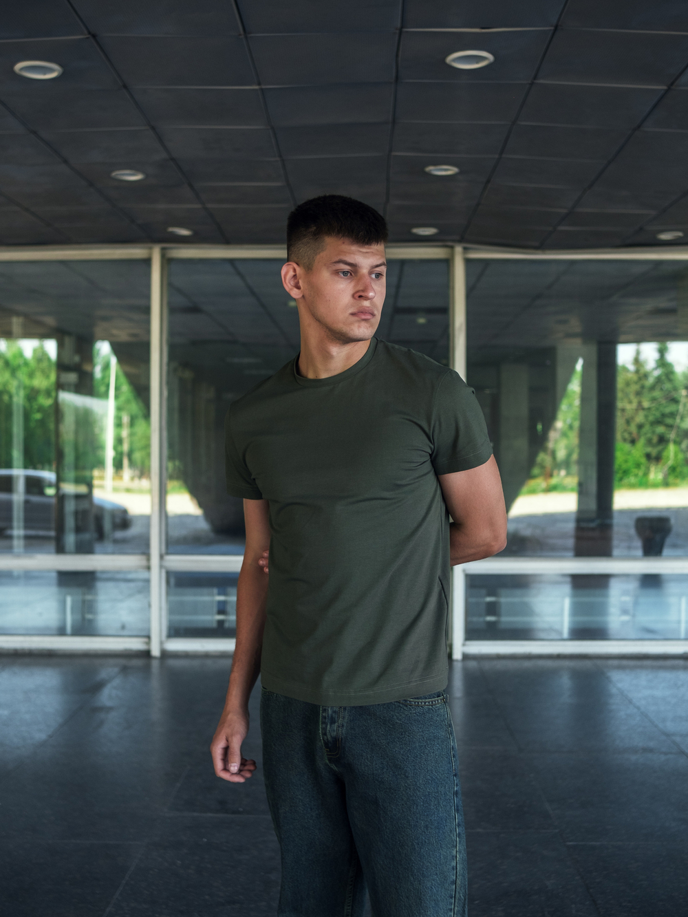 Футболка BGLS baza (хаки)