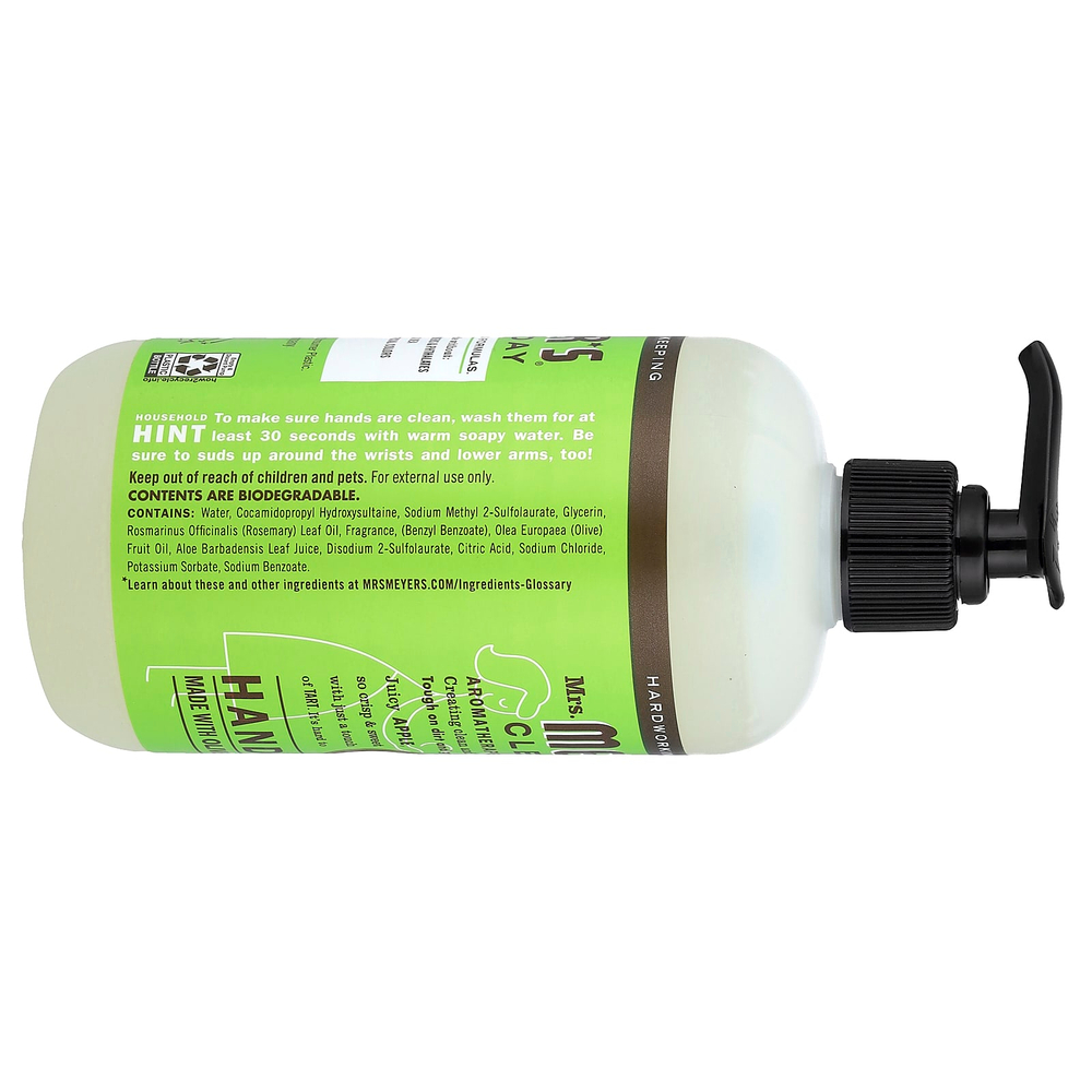 Mrs. Meyers Clean Day, Мыло для рук, яблоко, 370 мл (12,5 жидк. Унции)