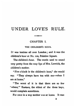 Under Love's Rule | M. E. Braddon