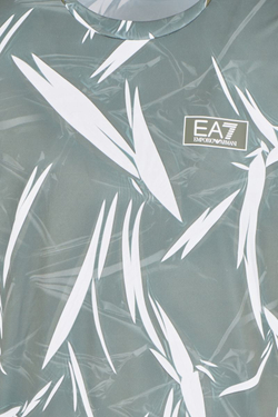 Мужская теннисная футболка EA7 Man Jersey - зеленый