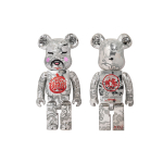 Дизайнерские игрушки BE@RBRICK x ACU x JAHAN LOH god of wealth silver 1000%400%100%, 1304404-601988669