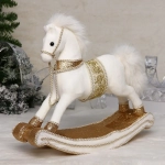 Фигурка новогодняя «Зимняя лошадка» 40*12,5*33 см