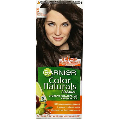 GARNIER Naturals,Крем-краска 5 Светло- каштановый