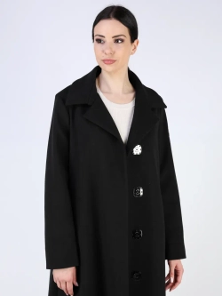 Пальто демисезонное длинное с поясом