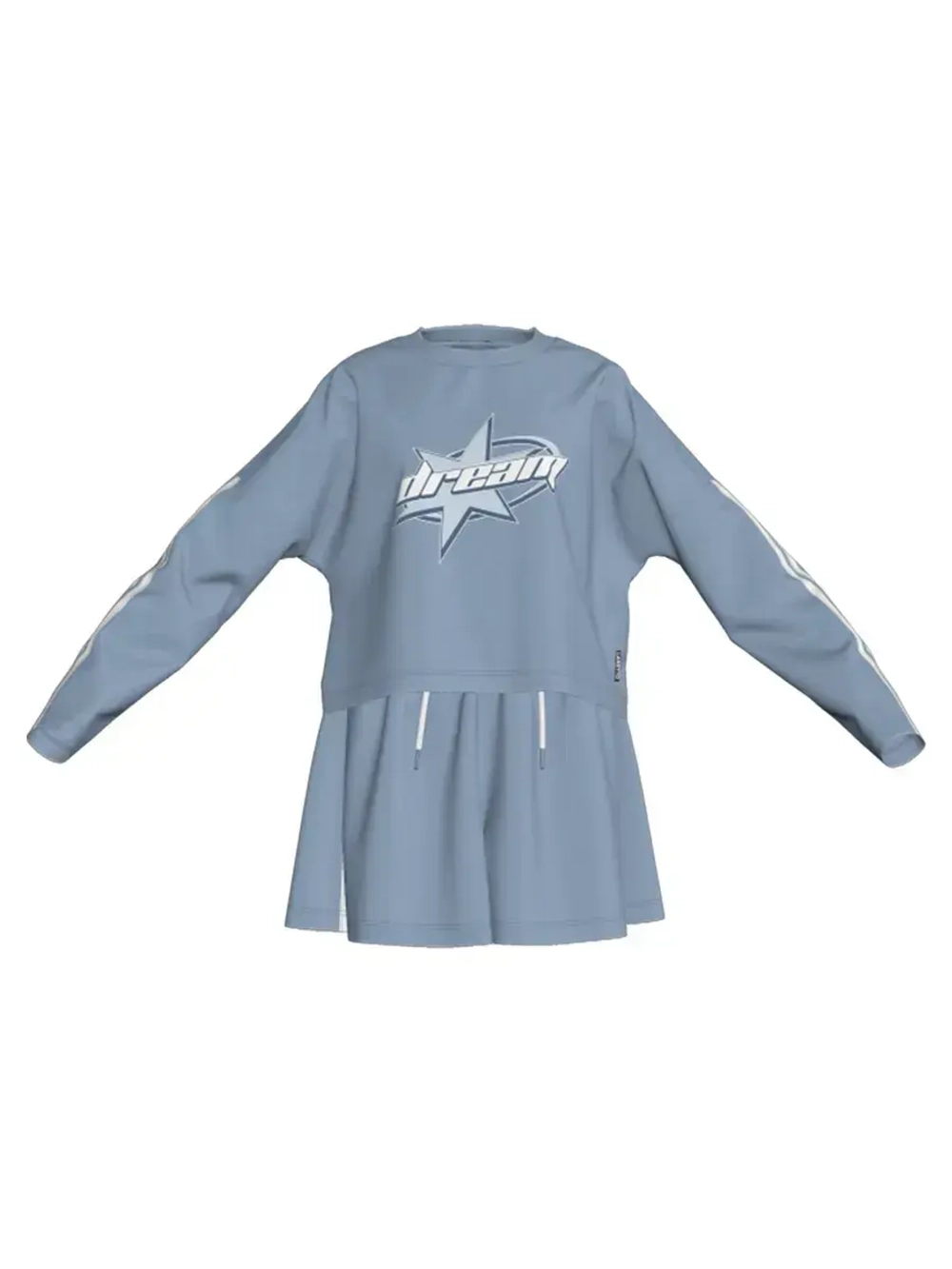 Осенний костюм для девочки, лонгслив и шорты