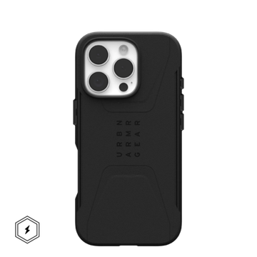 UAG Civilian with MagSafe Series Case for Apple iPhone 16 Pro Black (Чёрный)