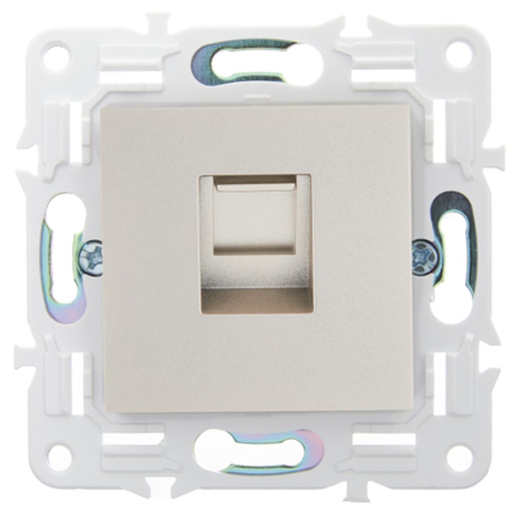 SKANDY Розетка компьютерная RJ45 кат.5E SK-K01Sh шампань IEK
