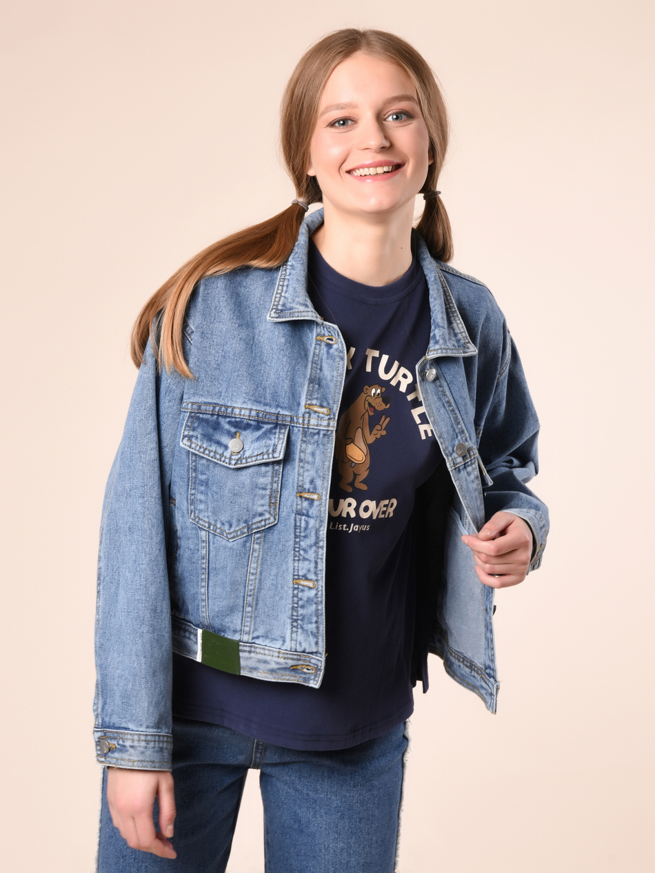 Куртка женская джинсовая