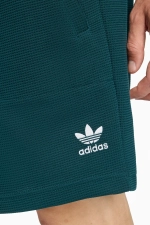 Шорты adidas Essentials Trefoil Waffle - зеленый
