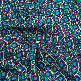 Ткань Штапель 90 г/м² 100% вискоза шир.145 см цв.02 синий