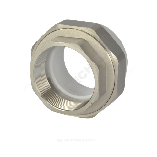 Муфта PP-R комбинированная разъемная белая Дн 75х2 1/2" ВР VALFEX 11155212