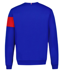 Куртка теннисная Le Coq Sportif TRI Crew Sweat N°1 SS23 - bleu electro