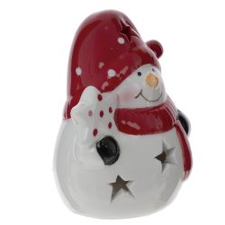GAEM Фигурка декоративная "Снеговик" с подсветкой (LR44x2), L8 W6,5 H9,5 см