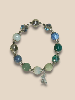 Браслет из бусин с магнитной застежкой