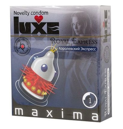 Презерватив LUXE Maxima "Королевский экспресс" - 1 шт.
