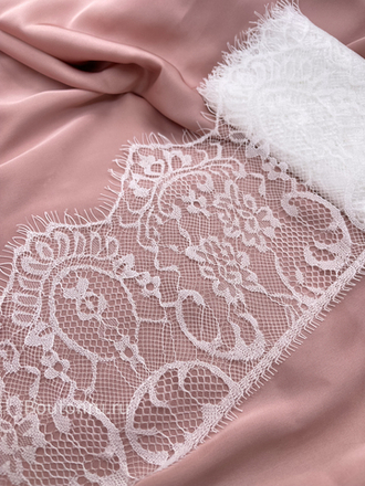 Кружево белое 10 140 мм купон ~3 метра