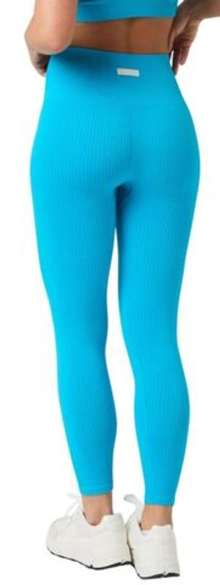 Leginsy Björn Borg Studio Seamless Ribbed - небесный