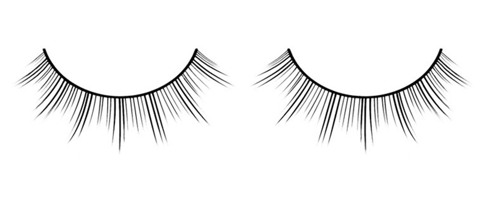 Чёрные накладные с чередованием длины Deluxe (Цвет: черный)