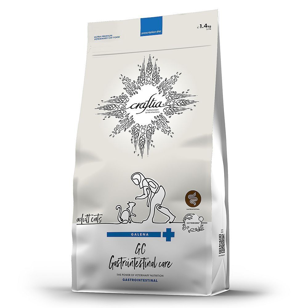 CRAFTIA GALENA CAT GASTROINTESTINAL CARE Гастроинтестинал для кошек при заболеваниях ЖКТ 1,4 кг