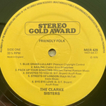 The Clarke Sisters ‎– Friendly Folk (Англия 1978г.)
