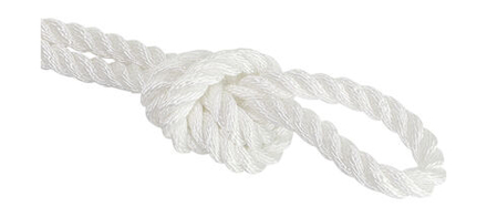 Веревка 3-прядная d14мм, L200м, белый, Marine Rocket