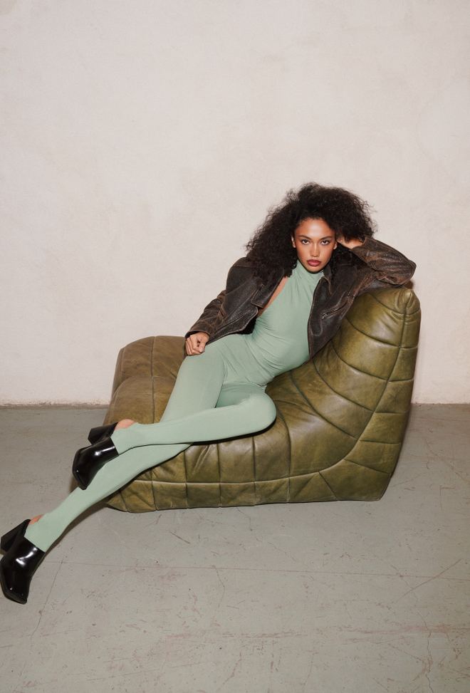 Slim leggings — Matcha