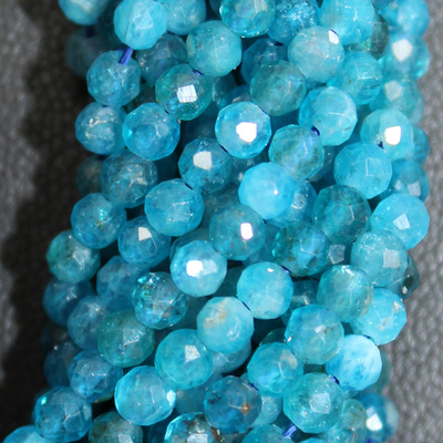 Апатит ювелирная огранка 4мм 3мм