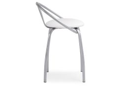 Стул на металлокаркасе Tankard белый полимер / светлый мусс