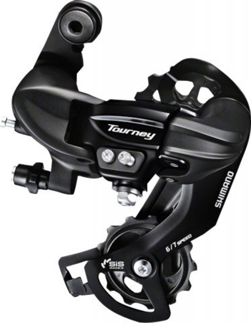 Переключатель задний Shimano Tourney RD-TY300 6-7 скор. крепление на петух