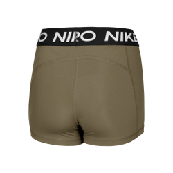 Женские теннисные шорты Nike Pro 3in Shorts Women - Olive, Black