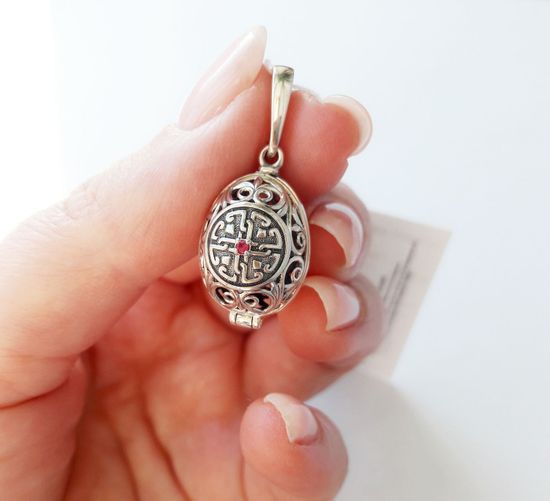 Подвеска - ладанка. Пасхальное яйцо._2