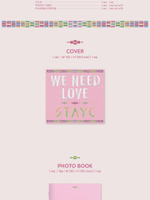 Альбом STAYC - WE NEED LOVE 3rd Single Album DIGIPACK Version (Limited Edition)